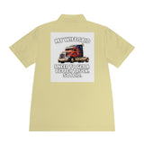 Men's Trucker Polo — "My Wife Said I Need To Get A Better Truck, So I Did" Novelty Work Shirt