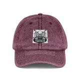 Vintage Embroidered Cap — Distressed Retro Patch Baseball Hat