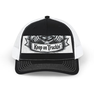 Keep on Truckin' Embroidered Trucker Cap