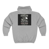 Strong Man Strong Woman Zip Hoodie – 'It Takes a Strong Man to Provide' Family Tribute