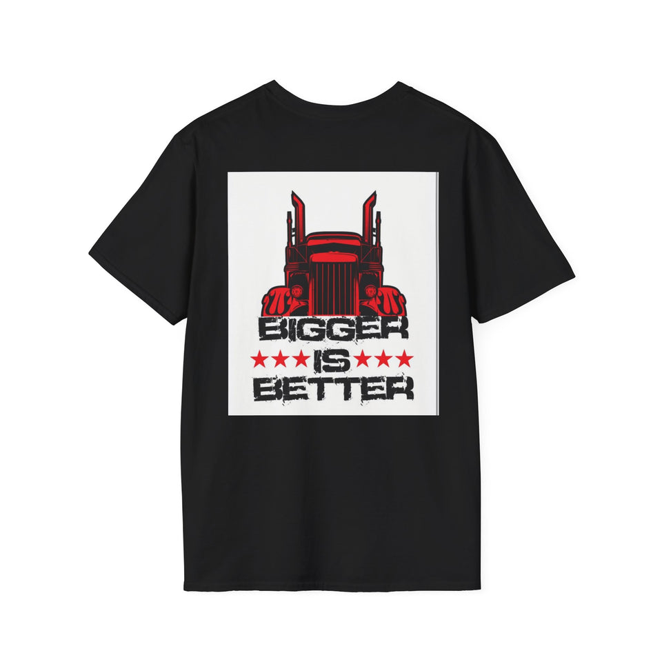 Trucker T-Shirt - "I Drop Big Loads" Vintage Semi Truck Graphic Tee