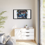 American Trucker American Veteran Framed Canvas - "Proud To Be Both" Patriotic Wall Art
