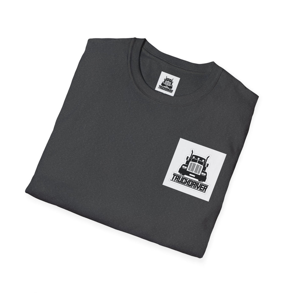 Truck Driver T-Shirt — Bold Semi-Truck Graphic Tee for Truckers & Fans