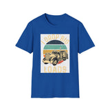 Truck Driver T-Shirt - Vintage Semi Truck 'I Drop Big Loads' Graphic Tee