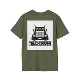 Truck Driver T-Shirt — Bold Semi-Truck Graphic Tee for Truckers & Fans