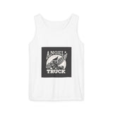 Angel Truck Tank Top — Vintage Winged Truck Graphic Tank for Truckers & Gearheads
