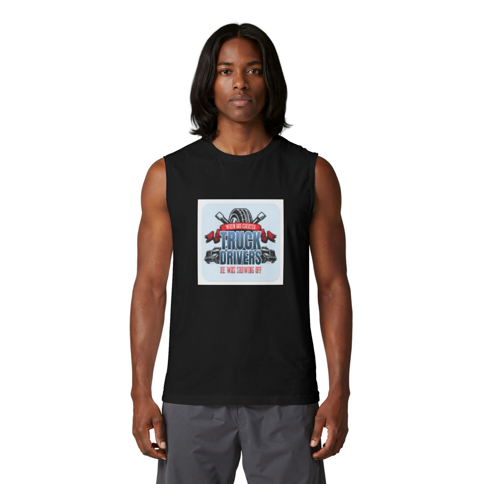 Truck Drivers Muscle Tank — 'We Are Driving It' Graphic Sleeveless Tee