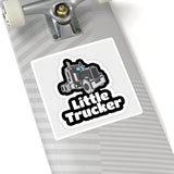 Little Trucker Sticker — Kid-Friendly Semi Truck Kiss-Cut Sticker