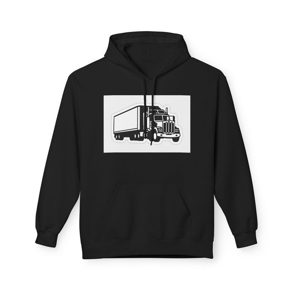 Trucker Life Hoodie — "Eat Sleep Truck Repeat" Graphic Hooded Sweatshirt