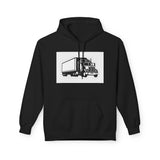 Trucker Life Hoodie — "Eat Sleep Truck Repeat" Graphic Hooded Sweatshirt