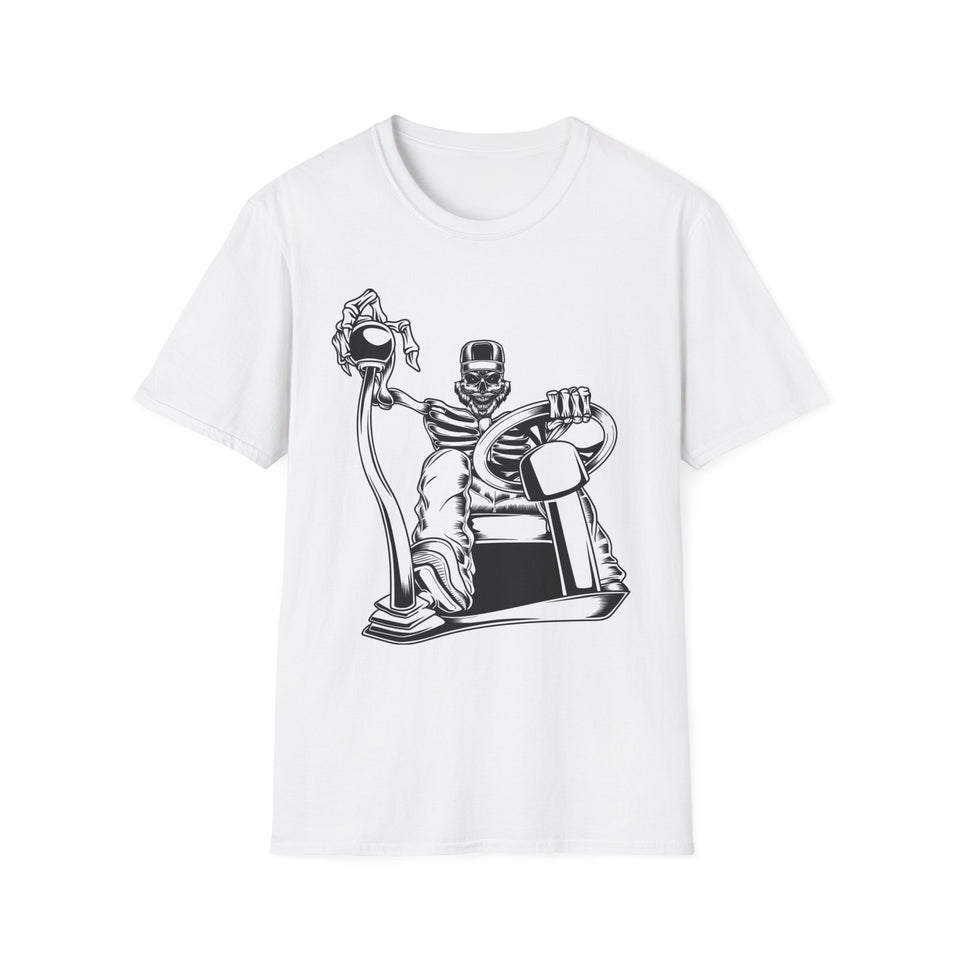 King of the Road Skull Biker T-Shirt