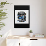 American Trucker American Veteran Framed Canvas - "Proud To Be Both" Patriotic Wall Art
