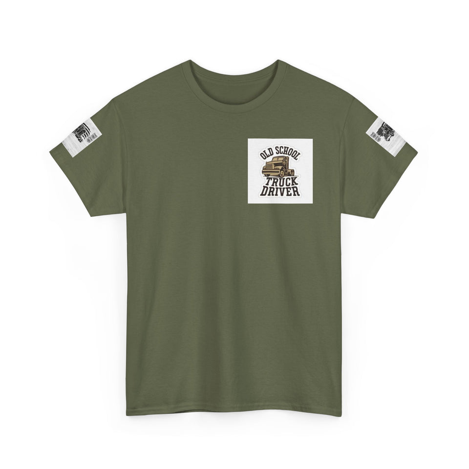 Old School Truck Driver T‑Shirt — Vintage Semi Truck Tee for Truckers & Fans