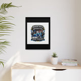 American Trucker American Veteran Framed Canvas - "Proud To Be Both" Patriotic Wall Art