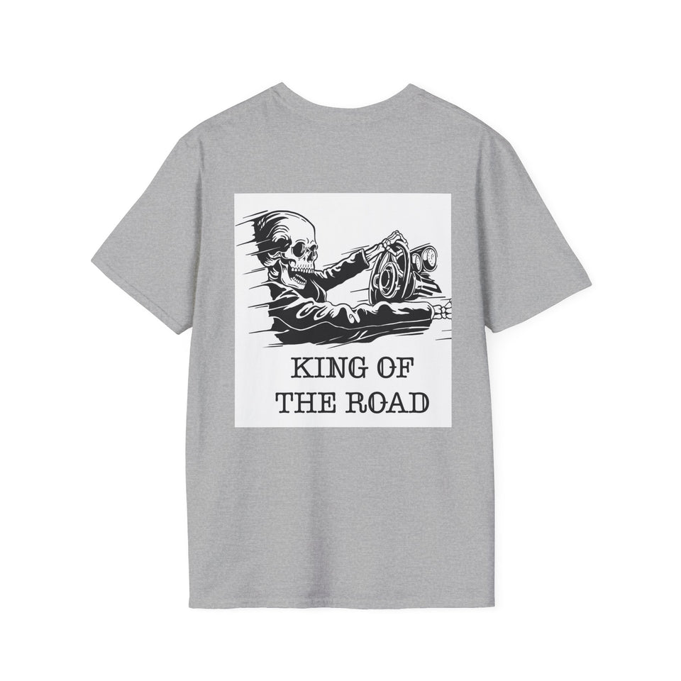 King of the Road Skull Biker T-Shirt
