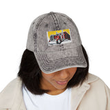 Vintage Embroidered Truck Cap — Retro Red Trucker Hat