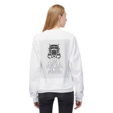 Crewneck Sweatshirt — ’I Can’t I Have a Long Haul in the Morning’ Trucker Graphic