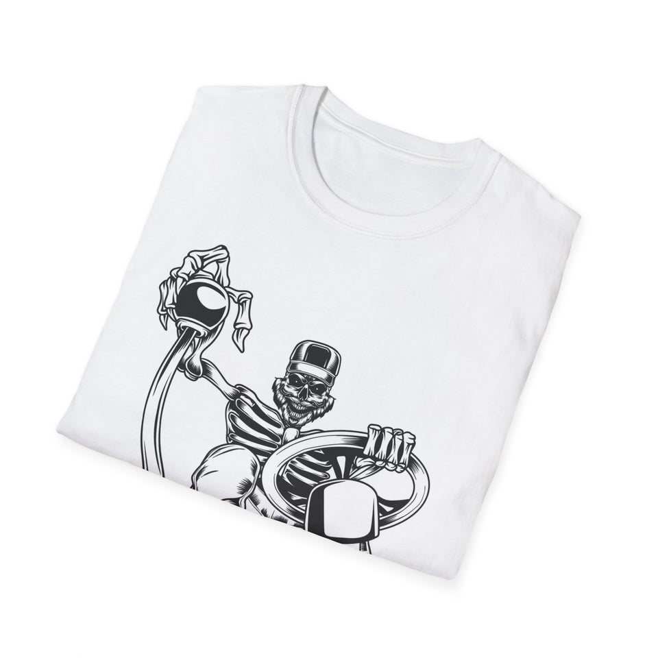 King of the Road Skull Biker T-Shirt