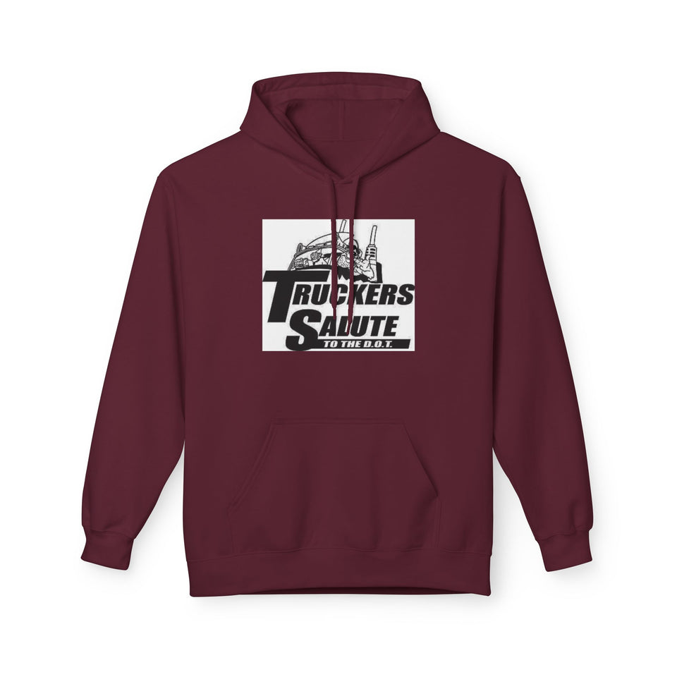 Hoodie — "Truckers Salute" Graphic Trucker Hoodie
