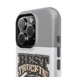 Best Truckin' Papa Ever Phone Case — Impact-Resistant Truck Driver Gift