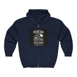 Strong Man Strong Woman Zip Hoodie – 'It Takes a Strong Man to Provide' Family Tribute