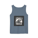 Angel Truck Tank Top — Vintage Winged Truck Graphic Tank for Truckers & Gearheads