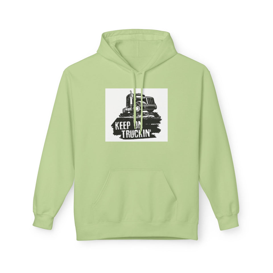 Truck Driver Dad Hoodie – “Best Truckin' Dad Ever” Graphic Pullover