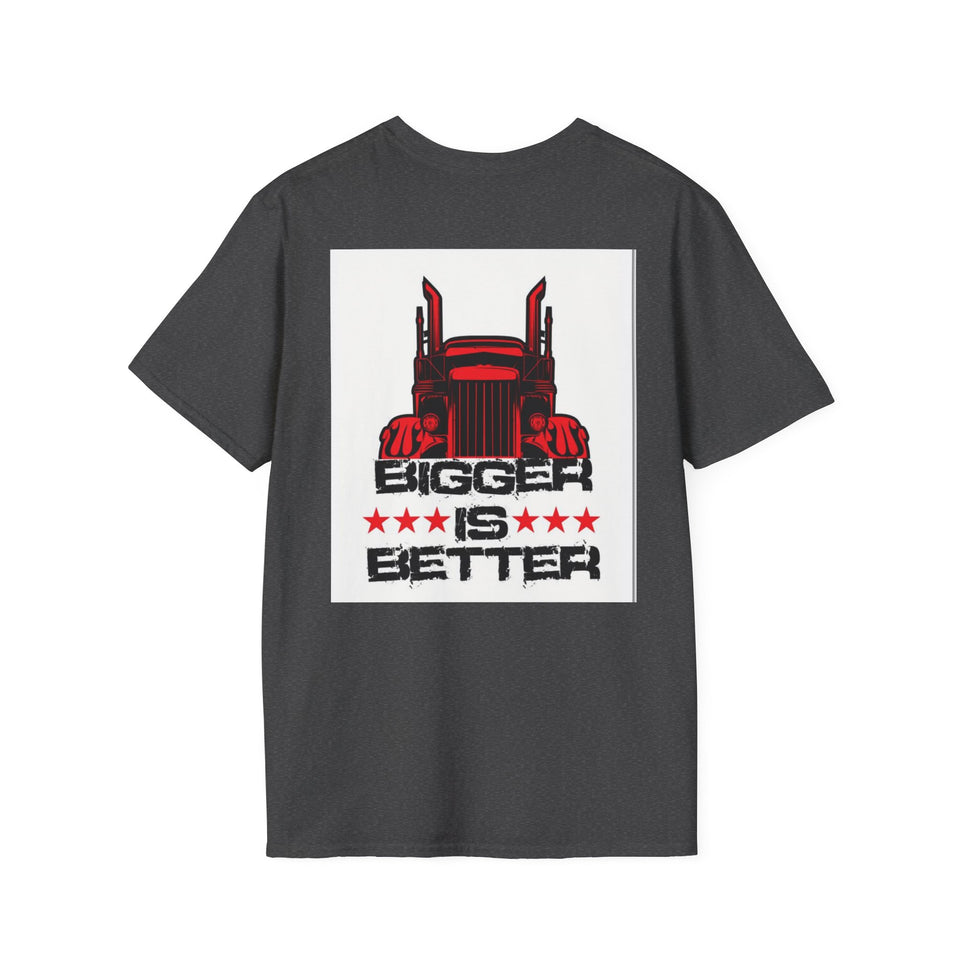 Trucker T-Shirt - "I Drop Big Loads" Vintage Semi Truck Graphic Tee