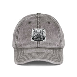 Vintage Embroidered Cap — Distressed Retro Patch Baseball Hat
