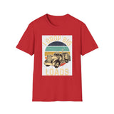 Truck Driver T-Shirt - Vintage Semi Truck 'I Drop Big Loads' Graphic Tee