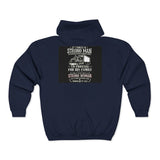 Strong Man Strong Woman Zip Hoodie – 'It Takes a Strong Man to Provide' Family Tribute