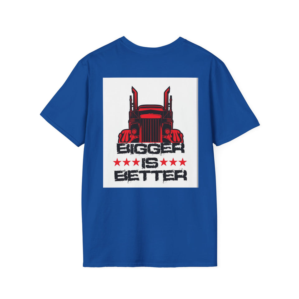 Trucker T-Shirt - "I Drop Big Loads" Vintage Semi Truck Graphic Tee
