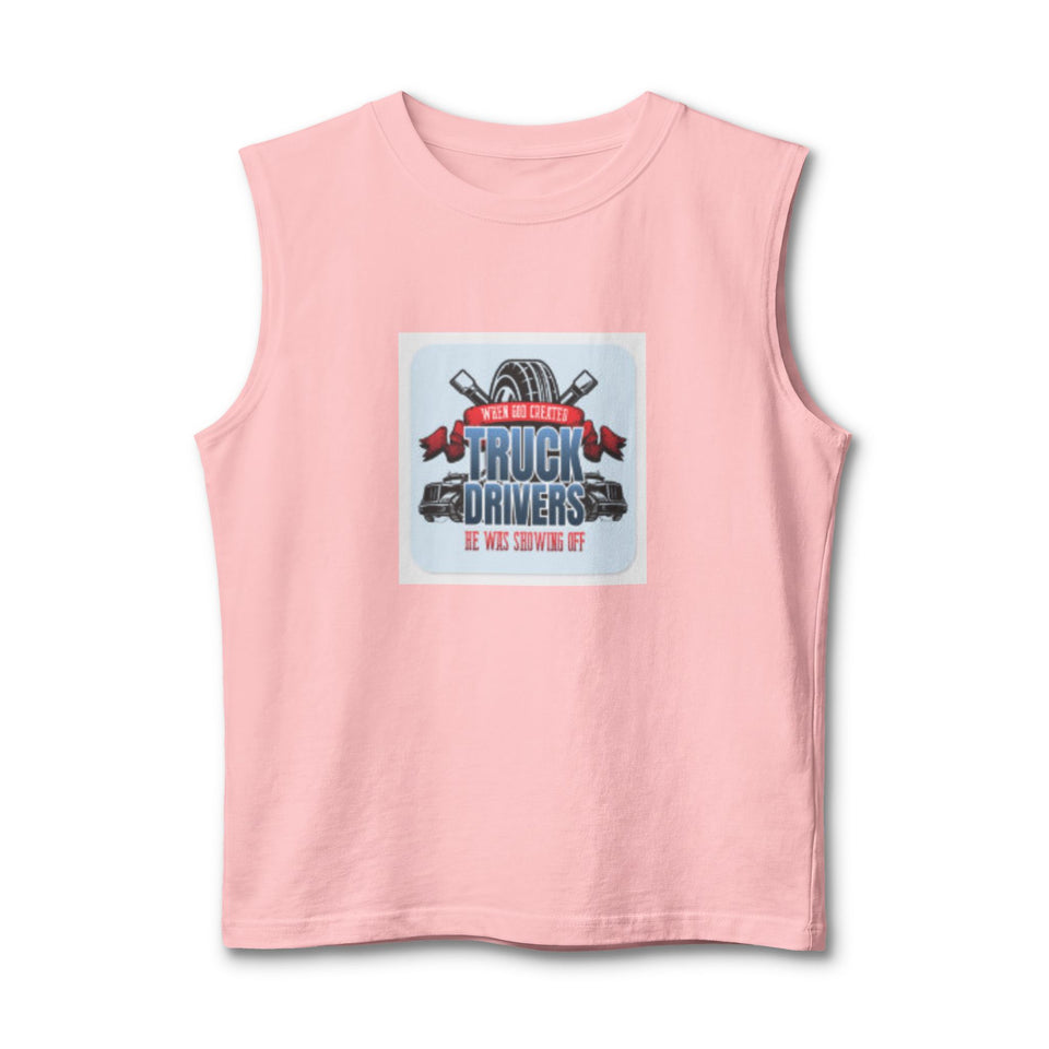 Truck Drivers Muscle Tank — 'We Are Driving It' Graphic Sleeveless Tee