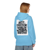 Truck Driver Dad Hoodie – “Best Truckin' Dad Ever” Graphic Pullover