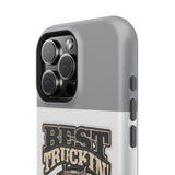 Best Truckin' Papa Ever Phone Case — Impact-Resistant Truck Driver Gift
