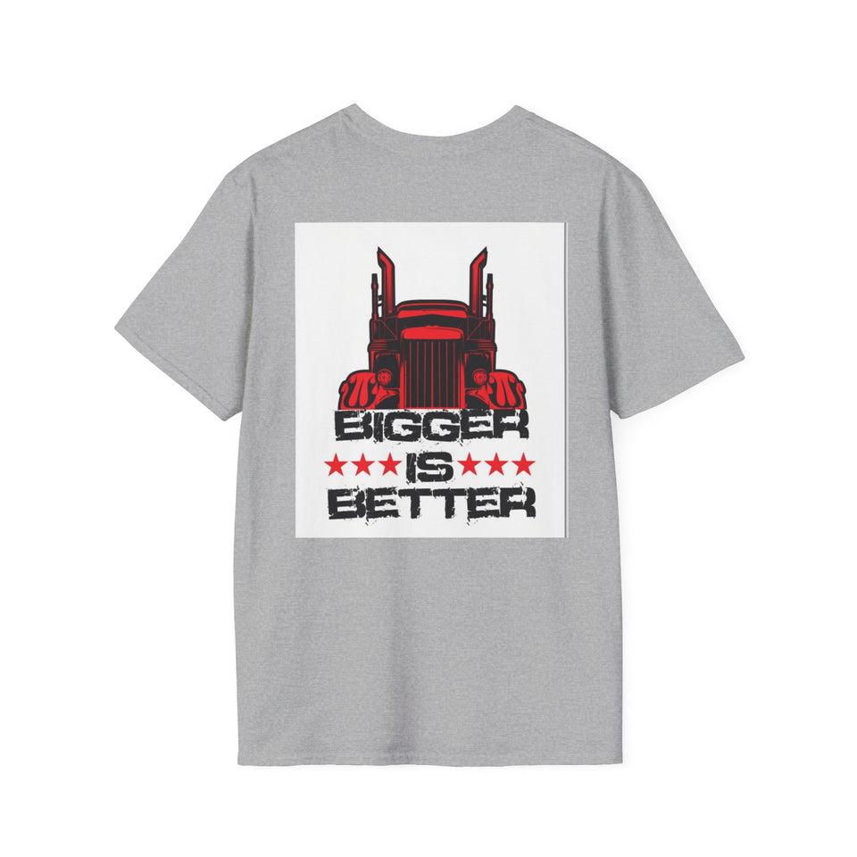 Trucker T-Shirt - "I Drop Big Loads" Vintage Semi Truck Graphic Tee