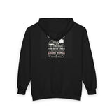 Strong Man Strong Woman Zip Hoodie – 'It Takes a Strong Man to Provide' Family Tribute