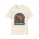 T-Shirt - Diesel Ain't Burning I Ain't Earning Trucker Graphic Tee