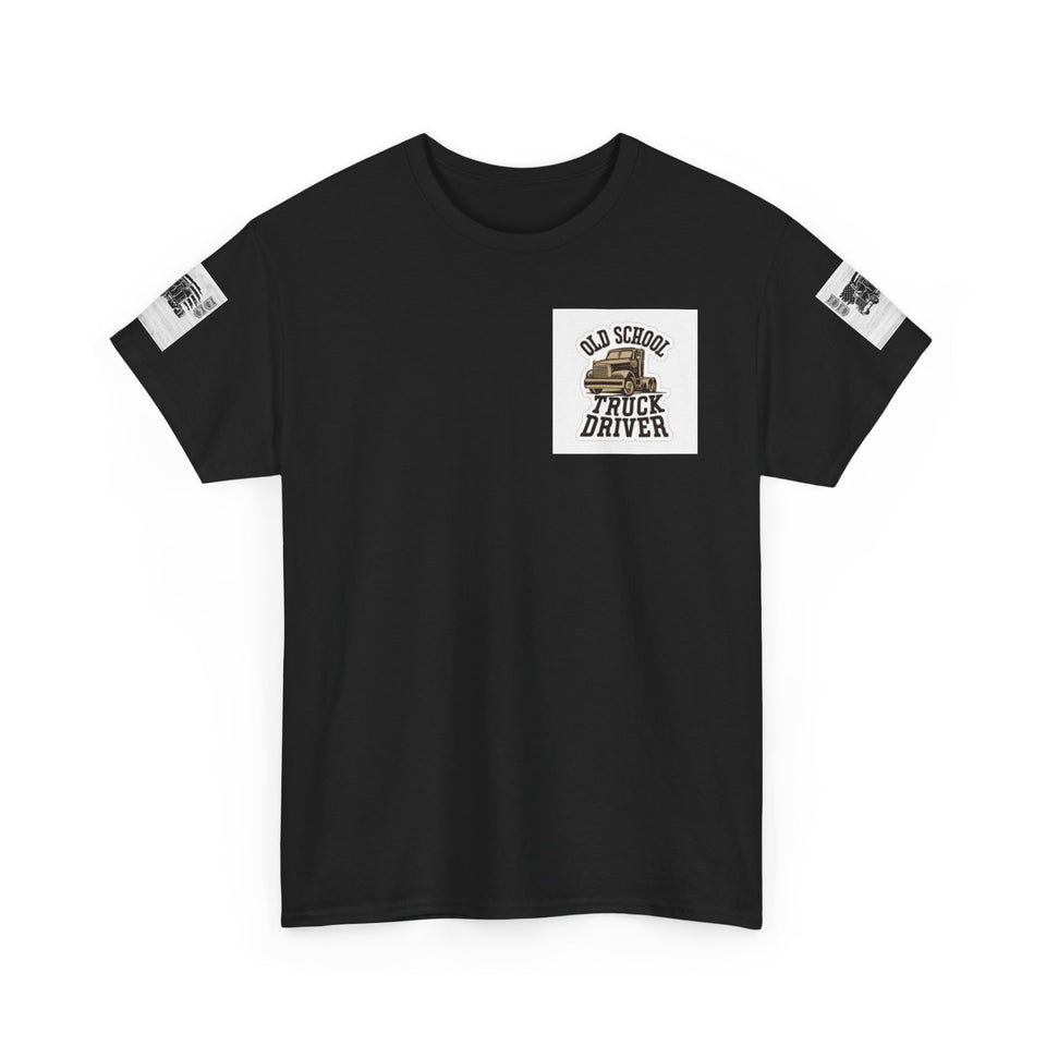 Old School Truck Driver T‑Shirt — Vintage Semi Truck Tee for Truckers & Fans