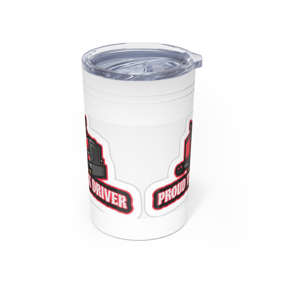 Female Proud Truck Driver 11oz Insulated Tumbler