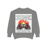 Truck Driver Sweatshirt — “Always Be Nice to a Trucker” Retro Semi Tee