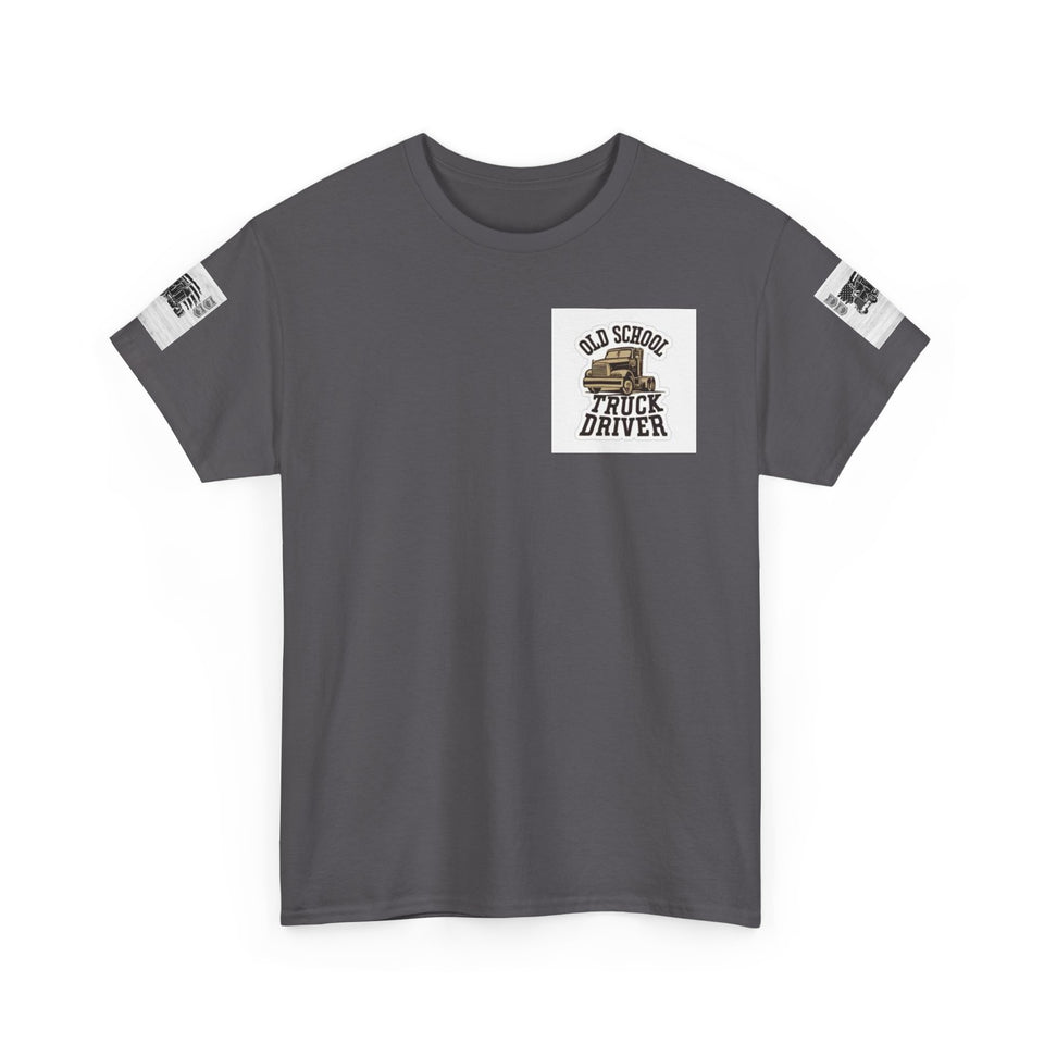 Old School Truck Driver T‑Shirt — Vintage Semi Truck Tee for Truckers & Fans