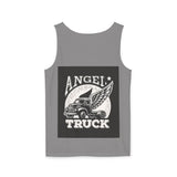 Angel Truck Tank Top — Vintage Winged Truck Graphic Tank for Truckers & Gearheads