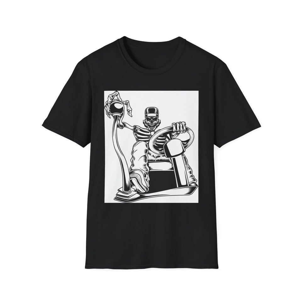 King of the Road Skull Biker T-Shirt