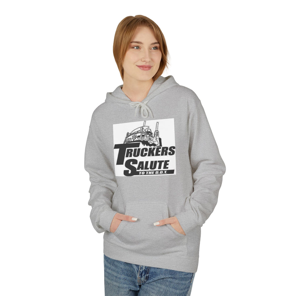 Hoodie — "Truckers Salute" Graphic Trucker Hoodie
