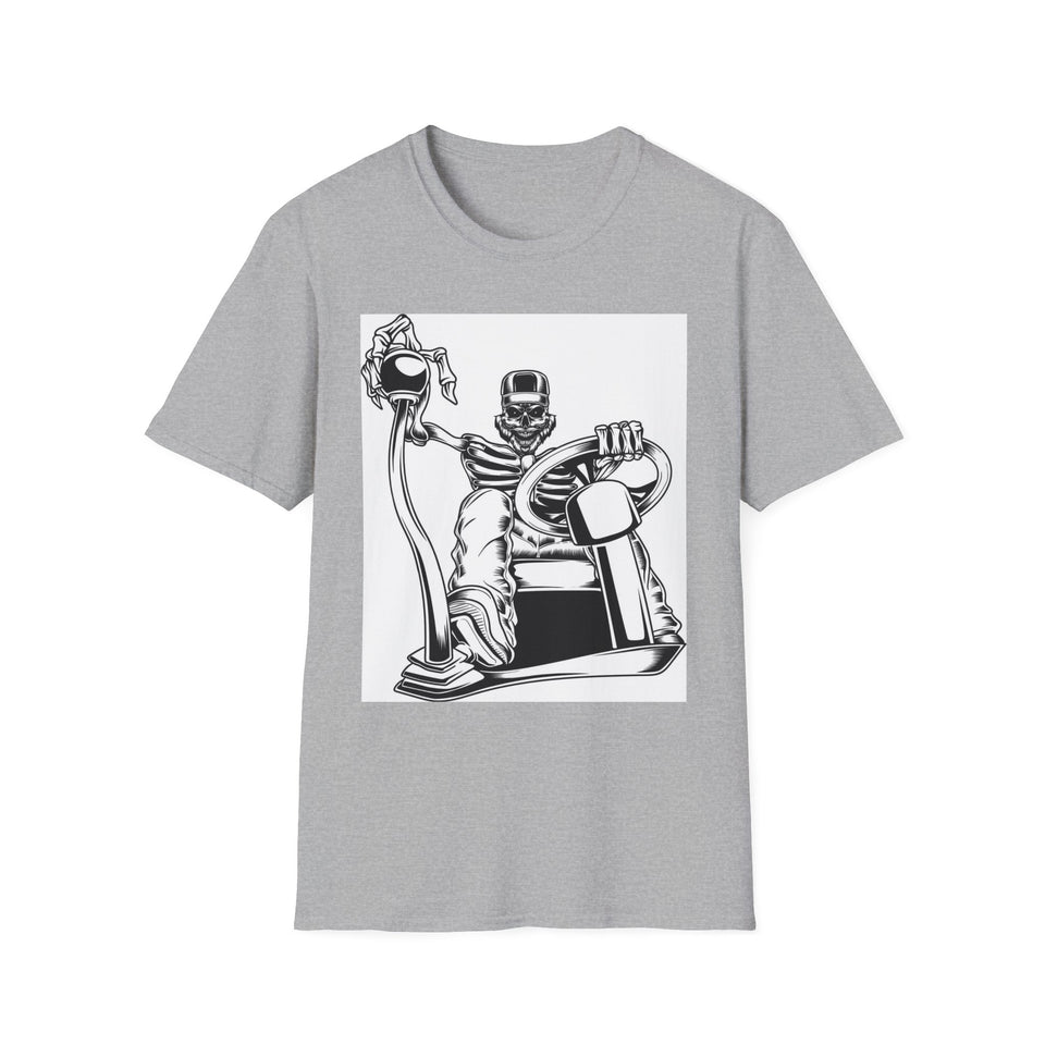 King of the Road Skull Biker T-Shirt