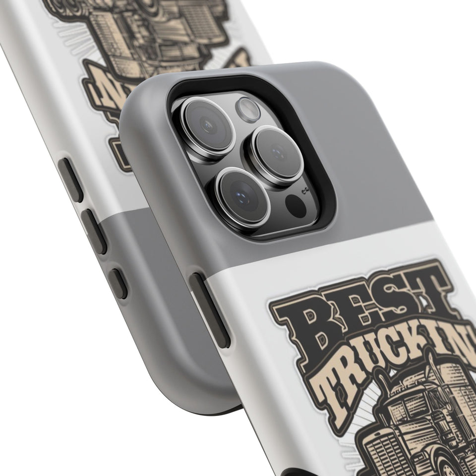 Best Truckin' Papa Ever Phone Case — Impact-Resistant Truck Driver Gift