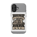 Best Truckin' Papa Ever Phone Case — Impact-Resistant Truck Driver Gift