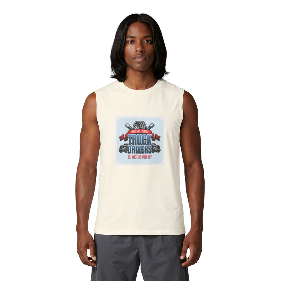 Truck Drivers Muscle Tank — 'We Are Driving It' Graphic Sleeveless Tee