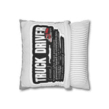 Truck Driver Pillowcase — Funny Definition Design for Trucker Gift